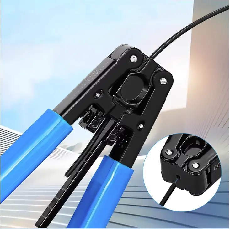 Drop Cable Stripper Blue FTTH Fiber Tools 3mm (W) * 2mm (H)